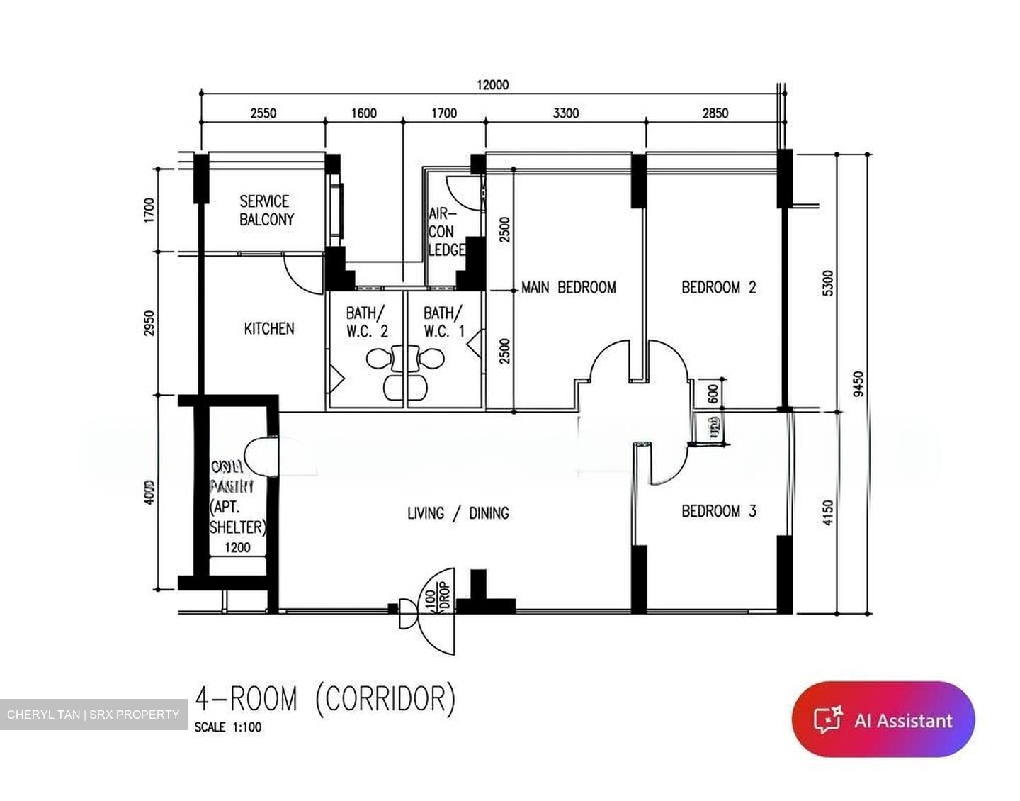 Blk 122 Toa Payoh View (Toa Payoh), HDB 4 Rooms #532447921